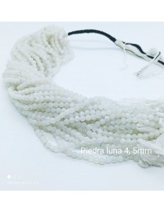 Piedra Luna Collar Piedra 5mm.