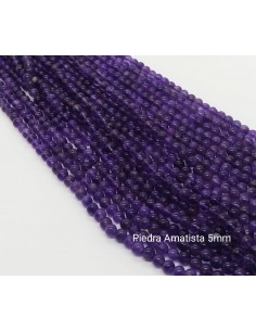 Amatista Collar Piedra 5mm.
