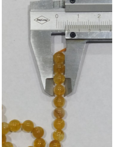 Citrino Collar Piedra 5mm.