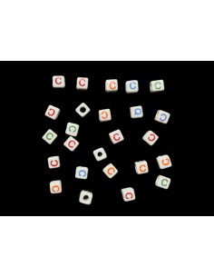 Cuentas de Ceramica Letra C