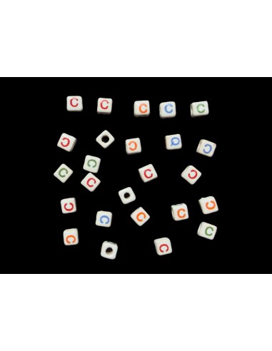 Cuentas de Ceramica Letra C