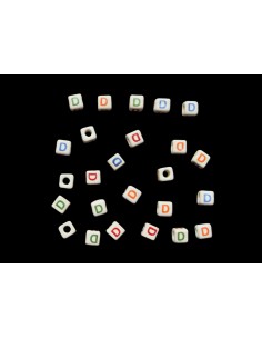 Cuentas de Ceramica Letra D