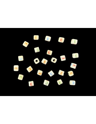 Cuentas de Ceramica Letra E