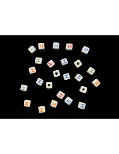 Cuentas de Ceramica Letra H