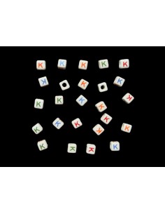 Cuentas de Ceramica Letra K