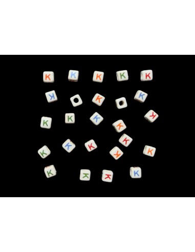Cuentas de Ceramica Letra K