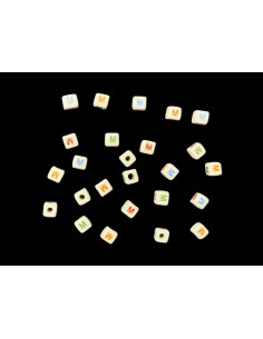 Cuentas de Ceramica Letra M