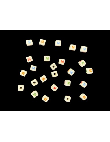 Cuentas de Ceramica Letra M
