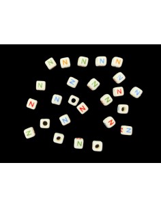 Cuentas de Ceramica Letra N