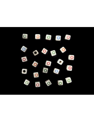 Cuentas de Ceramica Letra O