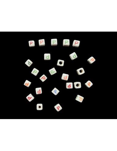 Cuentas de Ceramica Letra P
