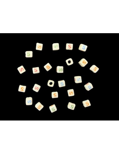 Cuentas de Ceramica Letra S