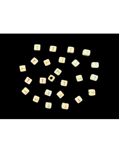 Cuentas de Ceramica Letra T