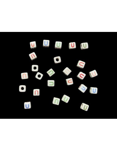 Cuentas de Ceramica Letra U