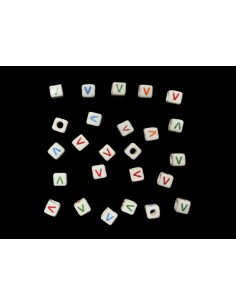 Cuentas de Ceramica Letra V